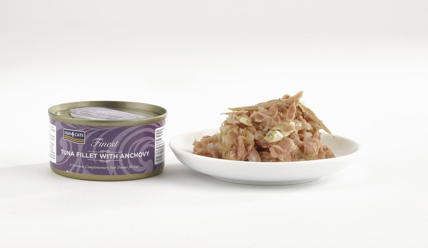 Filete de Atum com Anchovas- Fish4Cats Finest (70g)