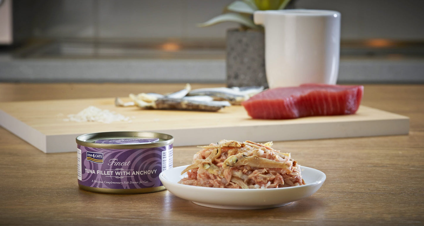 Filete de Atum com Anchovas- Fish4Cats Finest (70g)