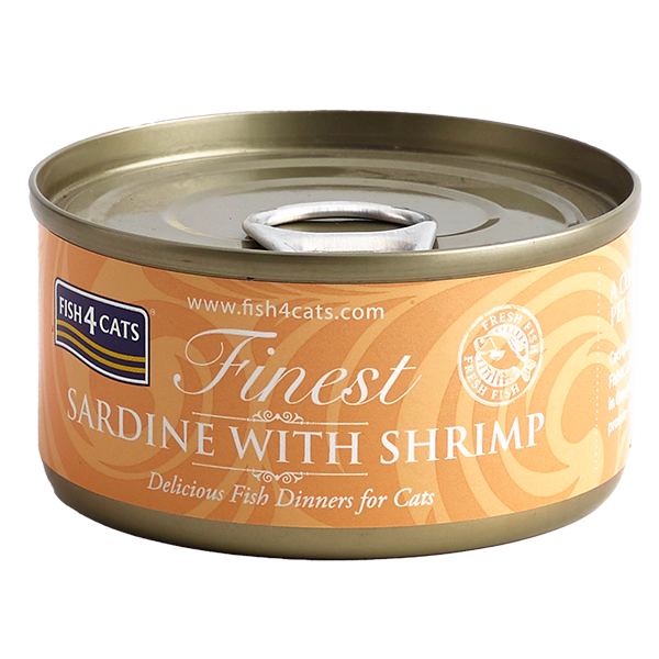 Sardinha com Camarão- Fish4Cats Finest (70g)