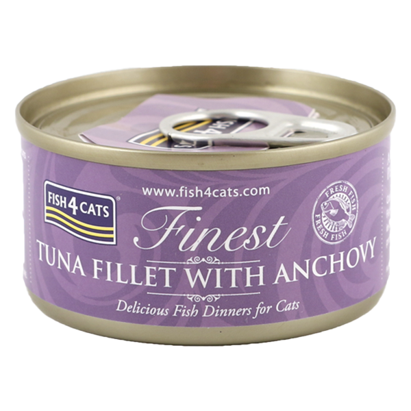 Filete de Atum com Anchovas- Fish4Cats Finest (70g)