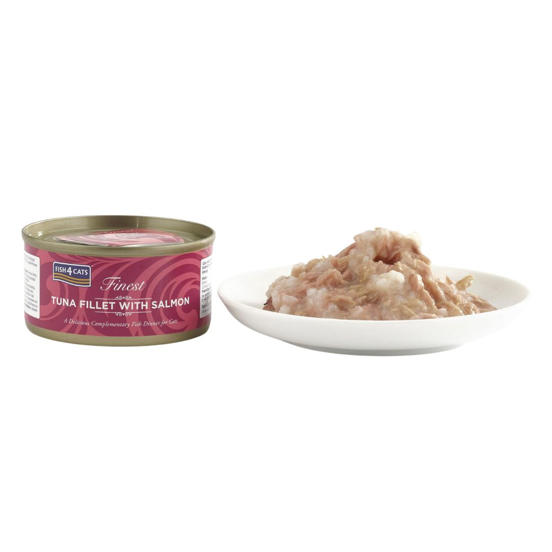 Filete de Atum com Salmão - Fish4Cats Finest (70g)