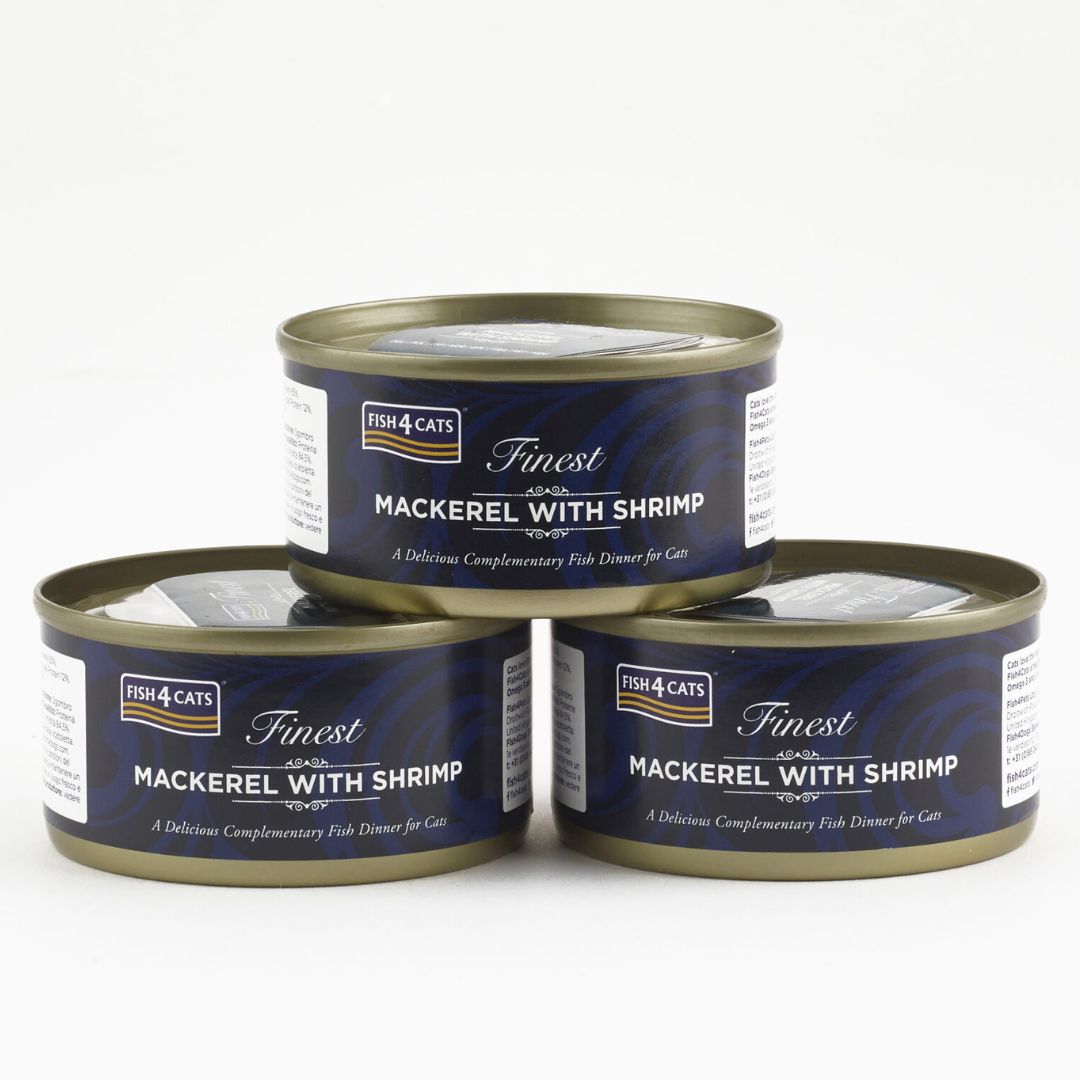 Filete de Cavala com Camarão - Fish4Cats Finest (70g)