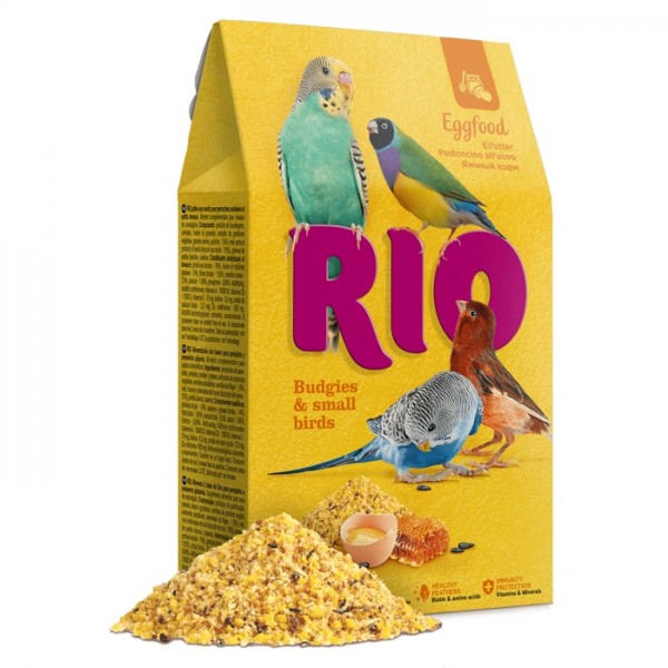 Rio - Papa de ovo Periquitos e Pequenas Aves - 250g
