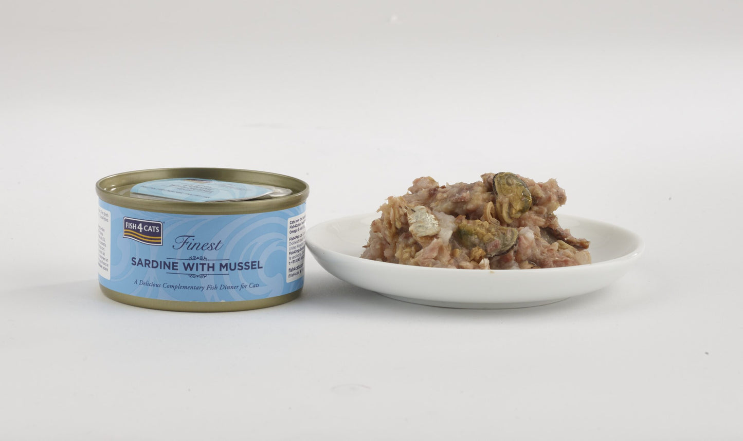 Sardinha Fina com Mexilhão - Fish4Cats Finest (70g)