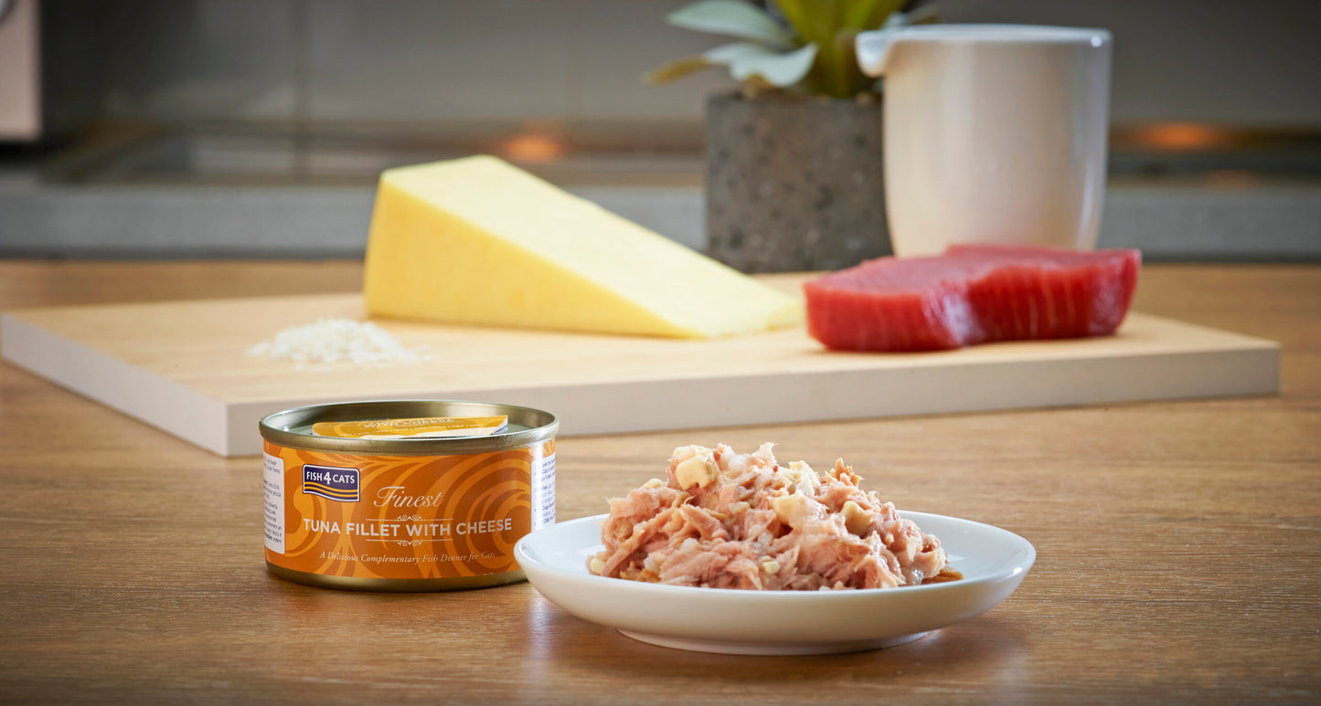 Filete de Atum com Queijo- Fish4Cats Finest (70g)