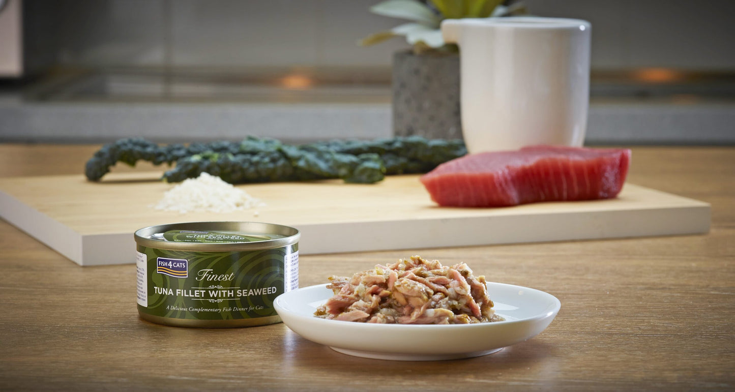 Filete de Atum com Algas Marinhas - Fish4Cats Finest (70g)