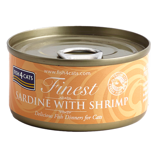 Sardinha com Camarão- Fish4Cats Finest (70g)