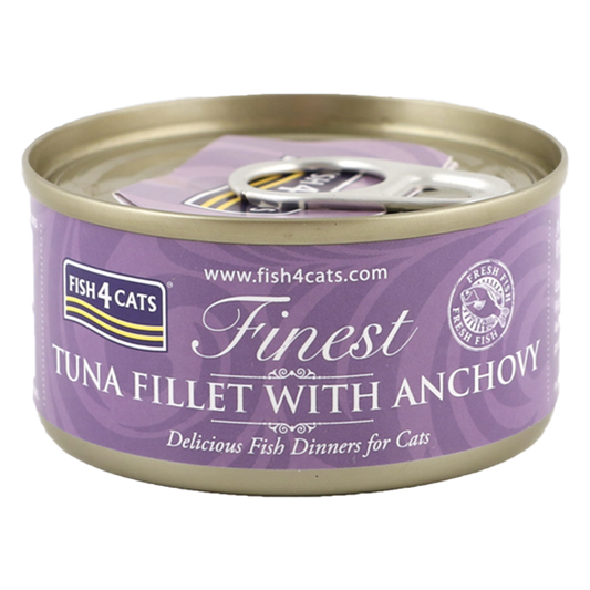 Filete de Atum com Anchovas- Fish4Cats Finest (70g)