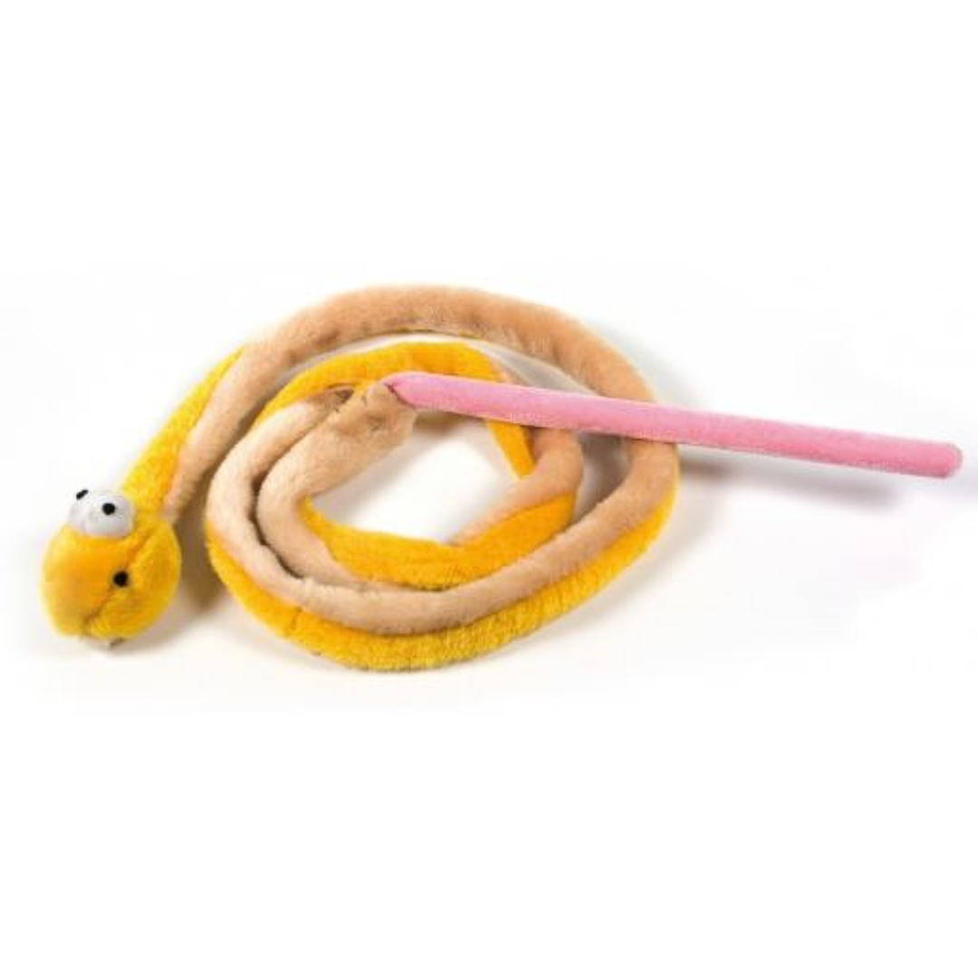 Serpente de Peluche com Vara - 137cm