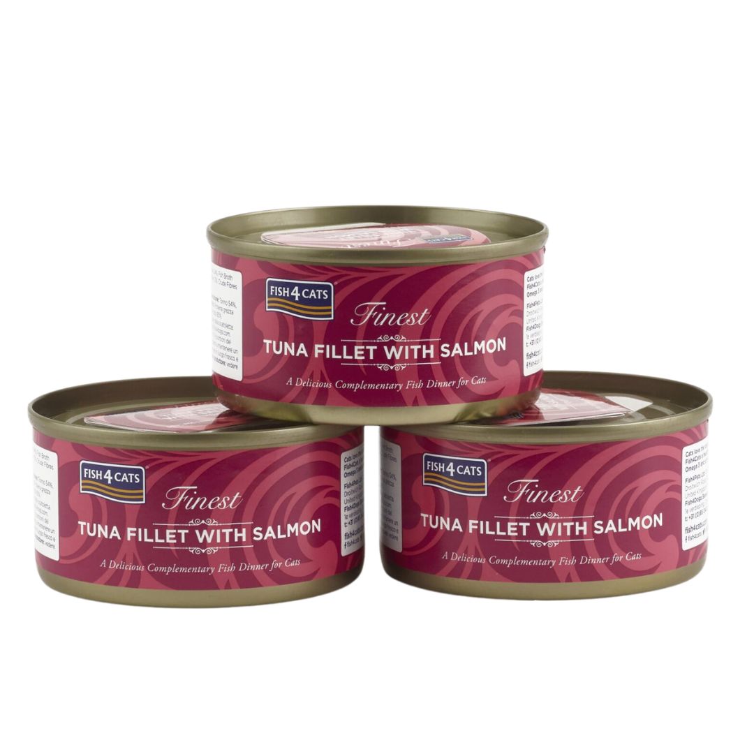 Filete de Atum com Salmão - Fish4Cats Finest (70g)