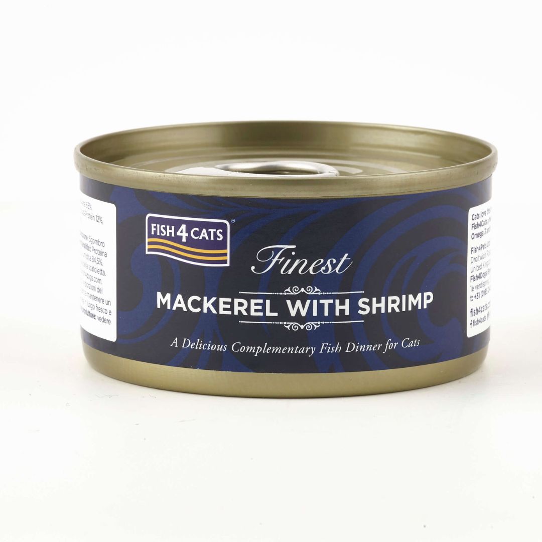 Filete de Cavala com Camarão - Fish4Cats Finest (70g)