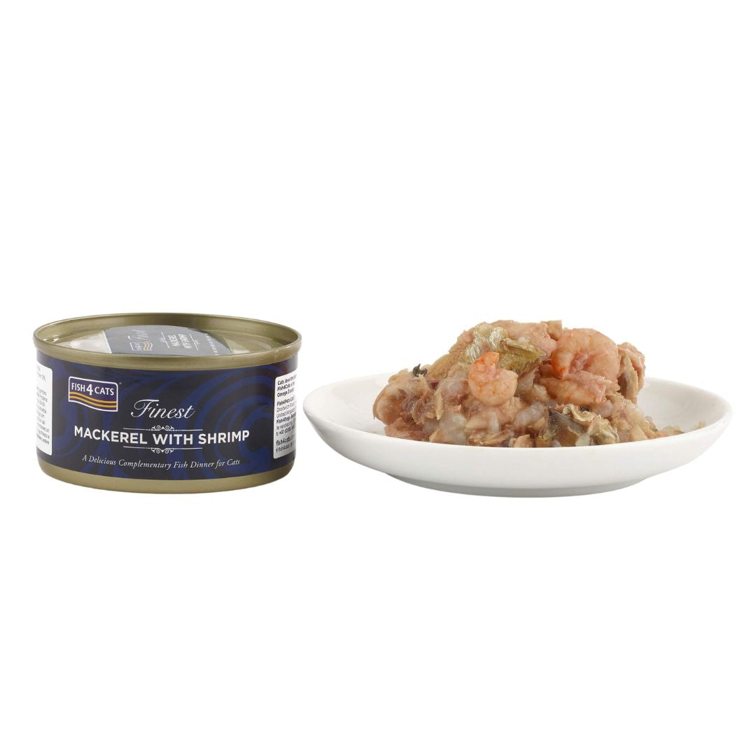 Filete de Cavala com Camarão - Fish4Cats Finest (70g)