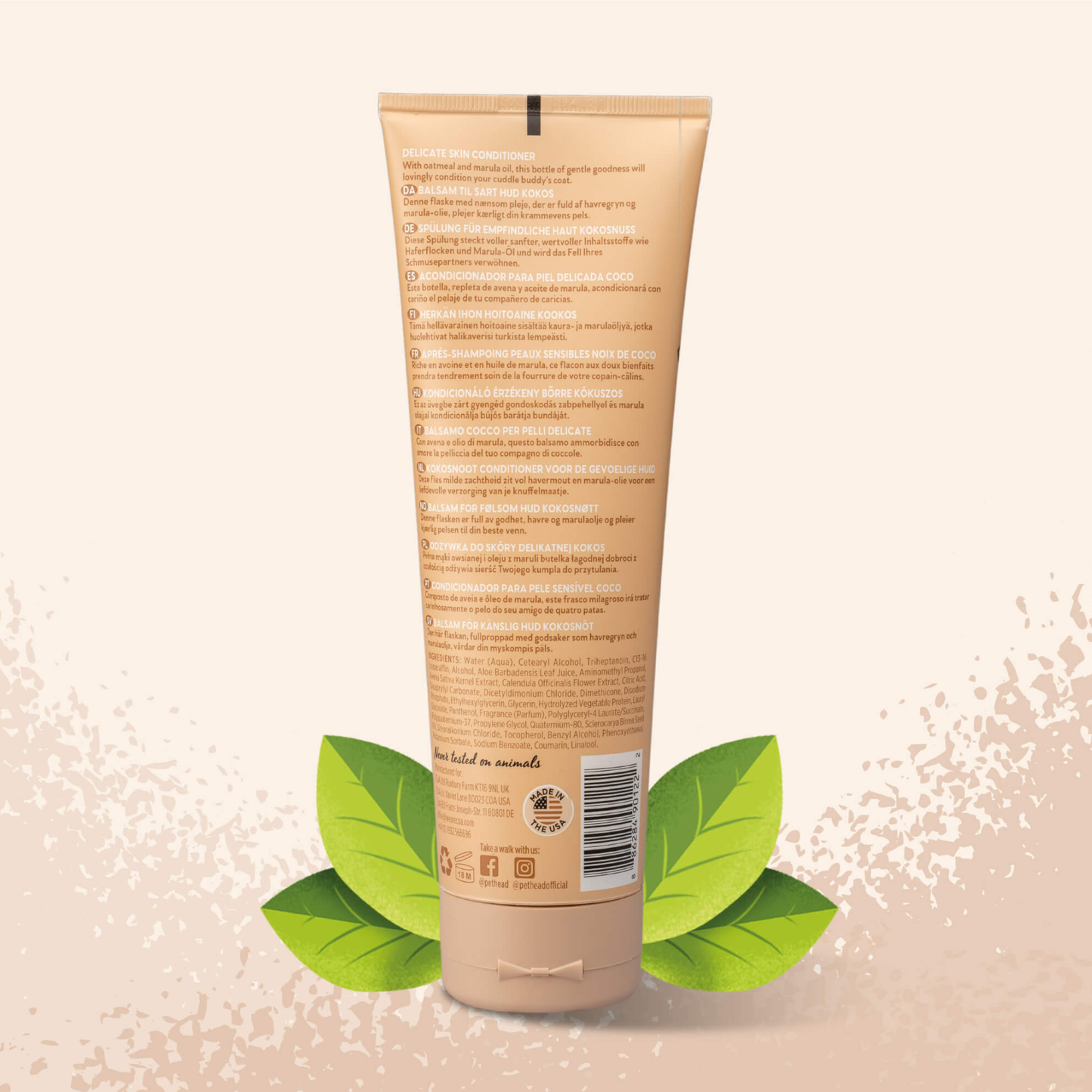 PET HEAD Sensitive Soul Condicionador - Cães com Pele Sensível - 250ml