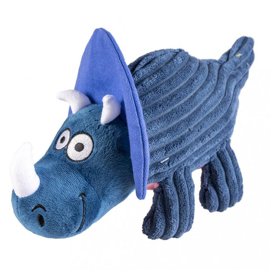 Dinossauro de Peluche Triceratops Azul – Duvo+