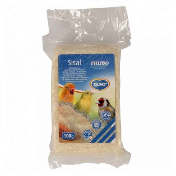 Sisal Branco para Aves - 100g