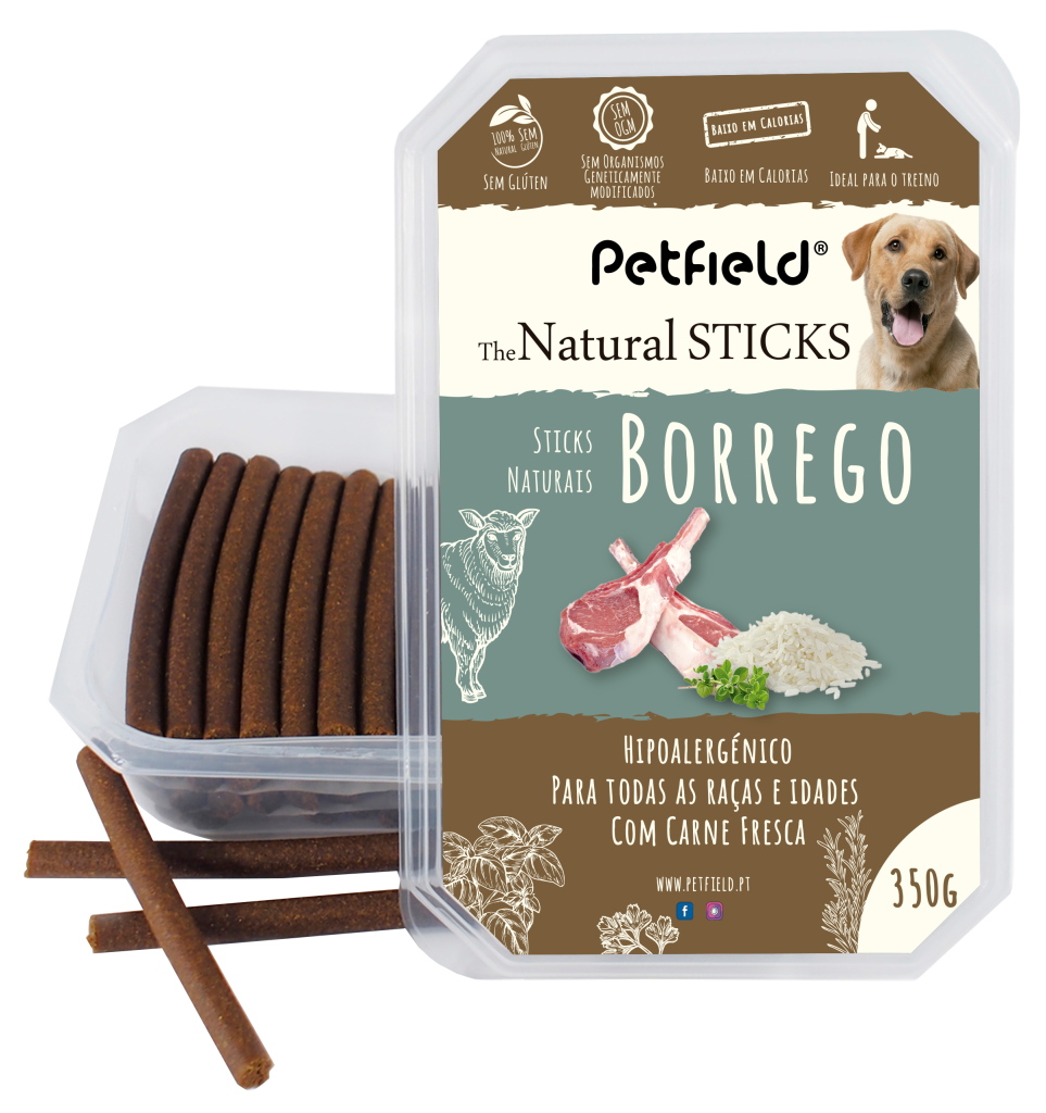 Sticks Naturais de Borrego 350g