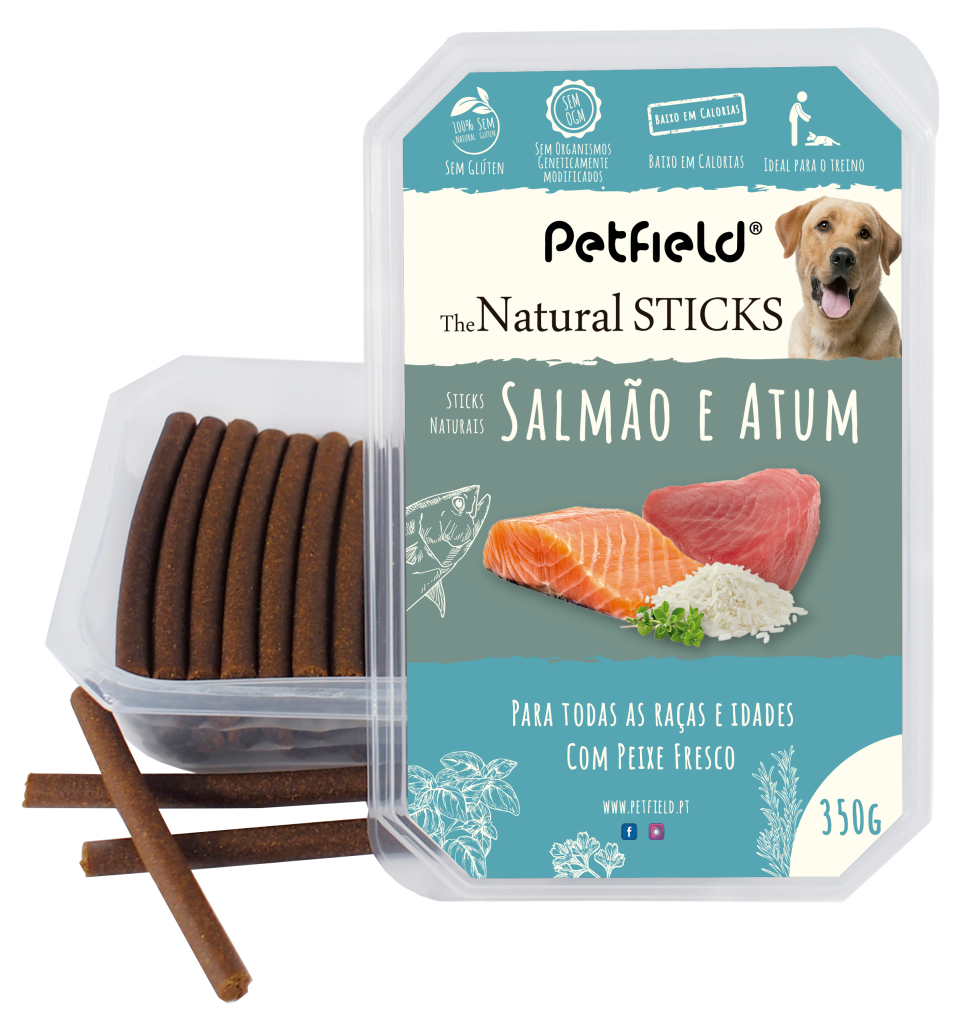 Sticks Natural de Salmão e Atum 350g
